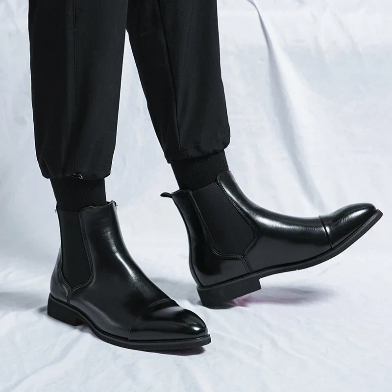 Ewerydays | Hochwertige Leder Chelsea Stiefel für Herren