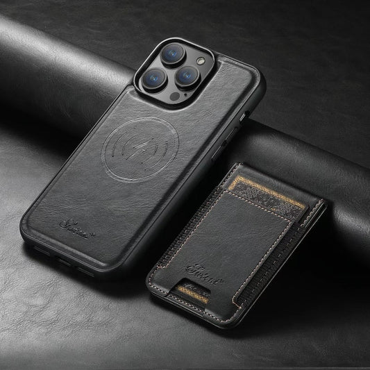Ewerydays | Luxora – iPhone Hülle aus Echtleder mit Kartenfach und MagSafe – Damen & Herren