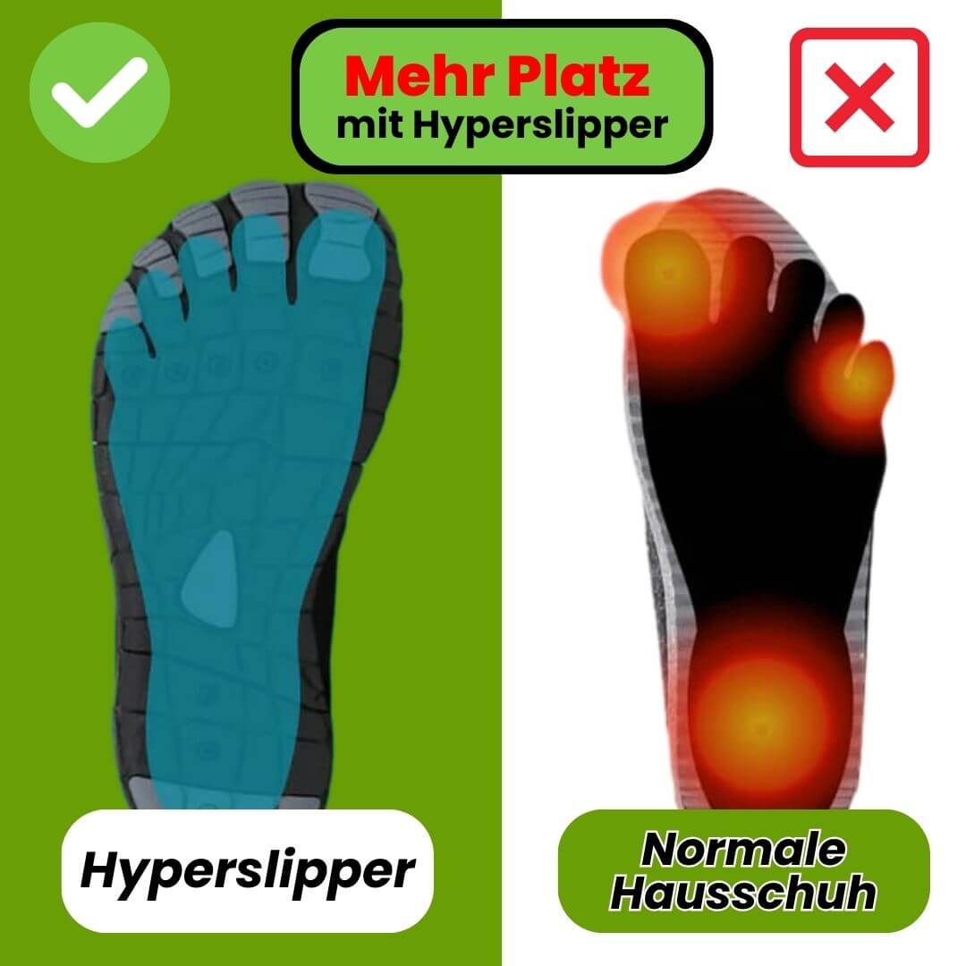 Ewerydays | Hyperslipper - orthopädischer schmerzlindernder Slipper für mehr Komfort