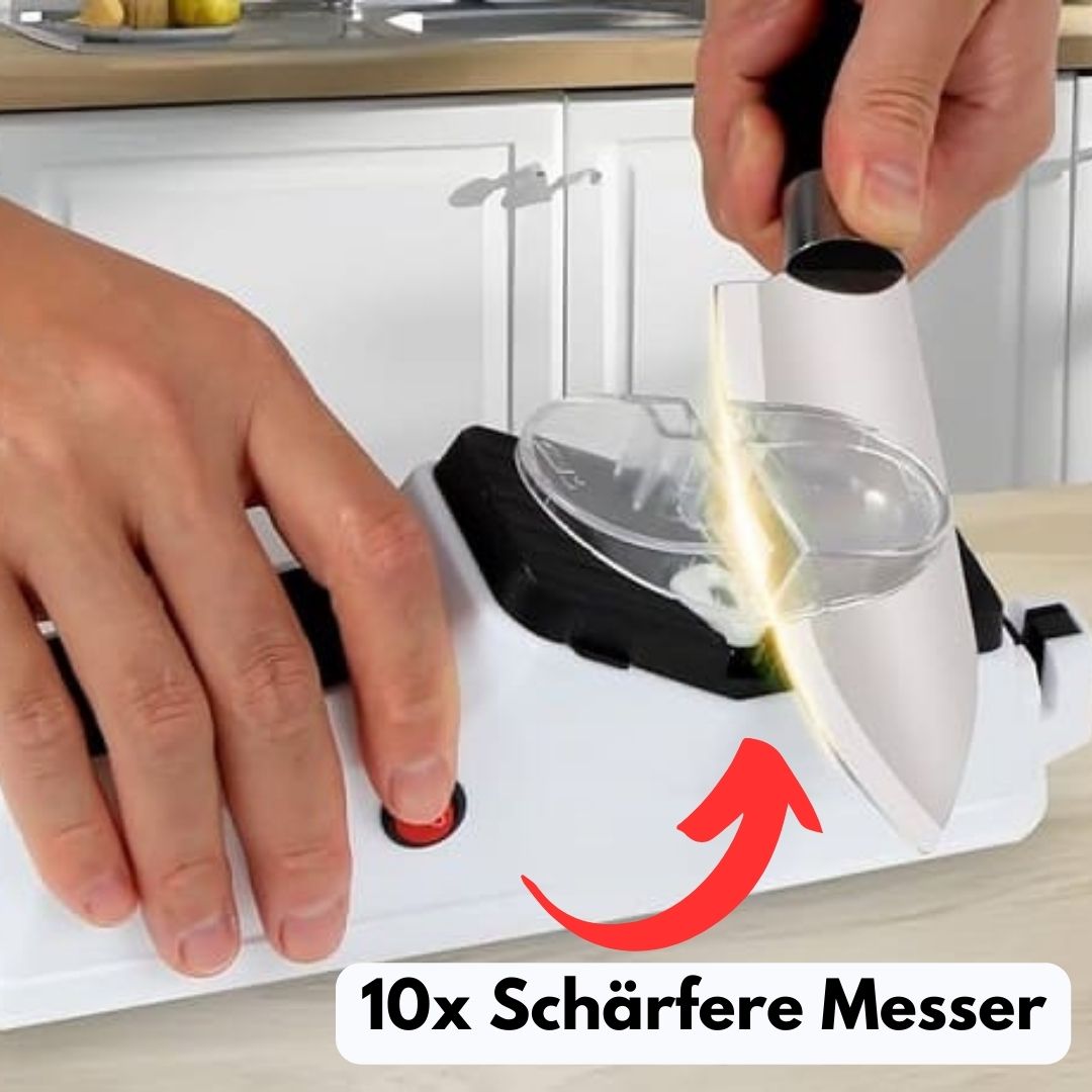 Ewerydays | Ultrascharf elektrischer Messerschärfer - in Sekunden jedes Messer schärfen