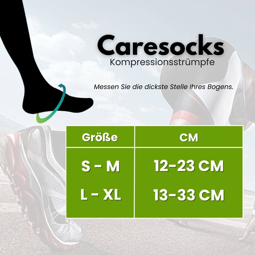 Ewerydays | Caresocks orthopädische Kompressionsstrümpfe - verhindert Krampfadern & entlastet müde Füße