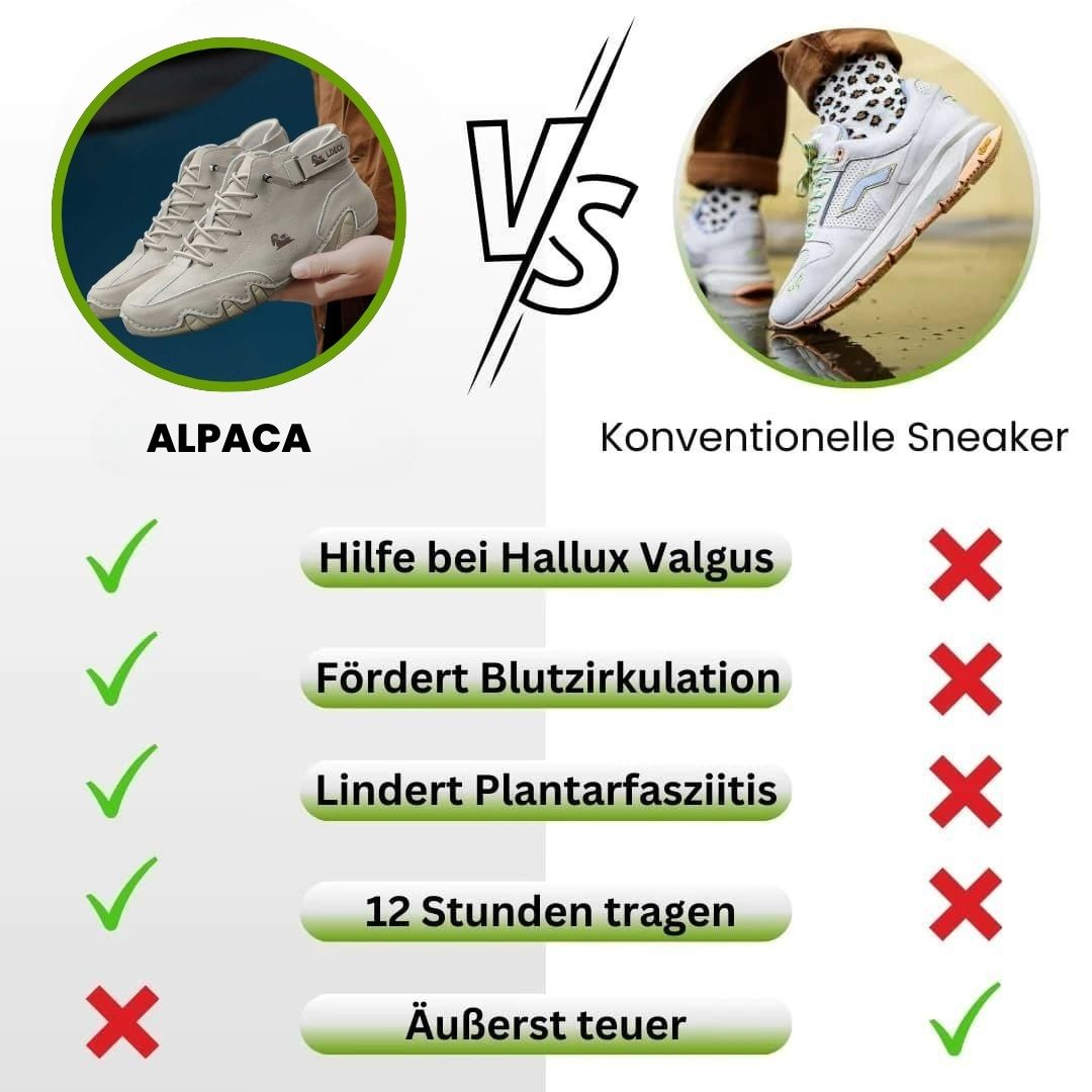 Ewerydays | Alpaca - ergonomische, wasserdichte & schmerzlindernde Leder-Barfußschuhe