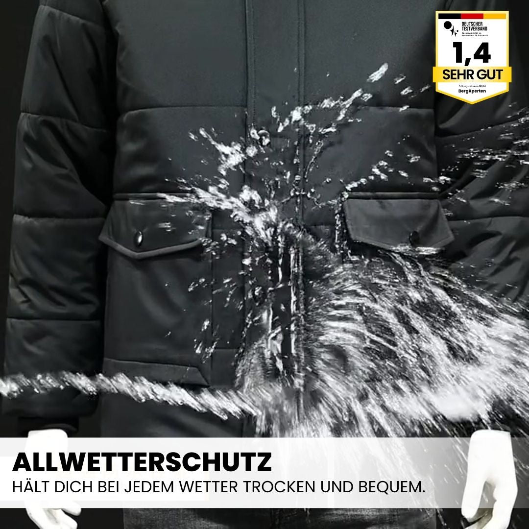 Ewerydays | ThermoMax - Herren-Kapuzenjacke für den Winter – Dick gefütterter, lässiger Windbreaker mit Taschen