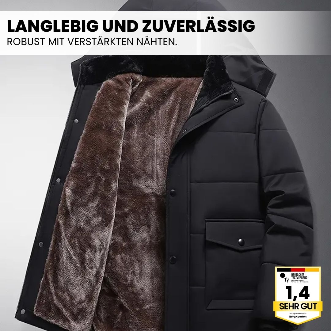 Ewerydays | ThermoMax - Herren-Kapuzenjacke für den Winter – Dick gefütterter, lässiger Windbreaker mit Taschen