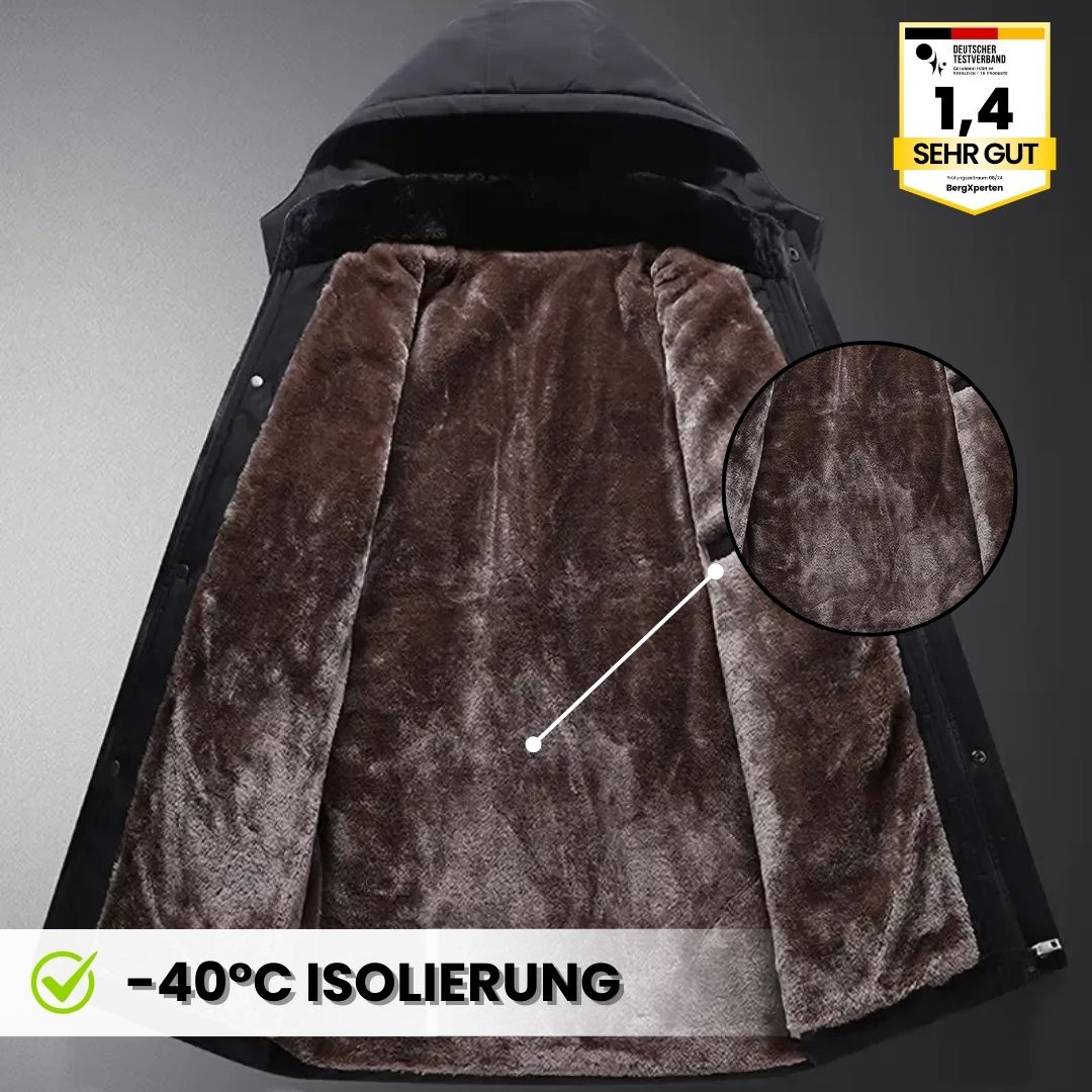 Ewerydays | ThermoMax - Herren-Kapuzenjacke für den Winter – Dick gefütterter, lässiger Windbreaker mit Taschen