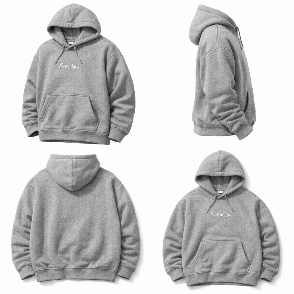 Ewerydays Schwerer Oversize-Hoodie