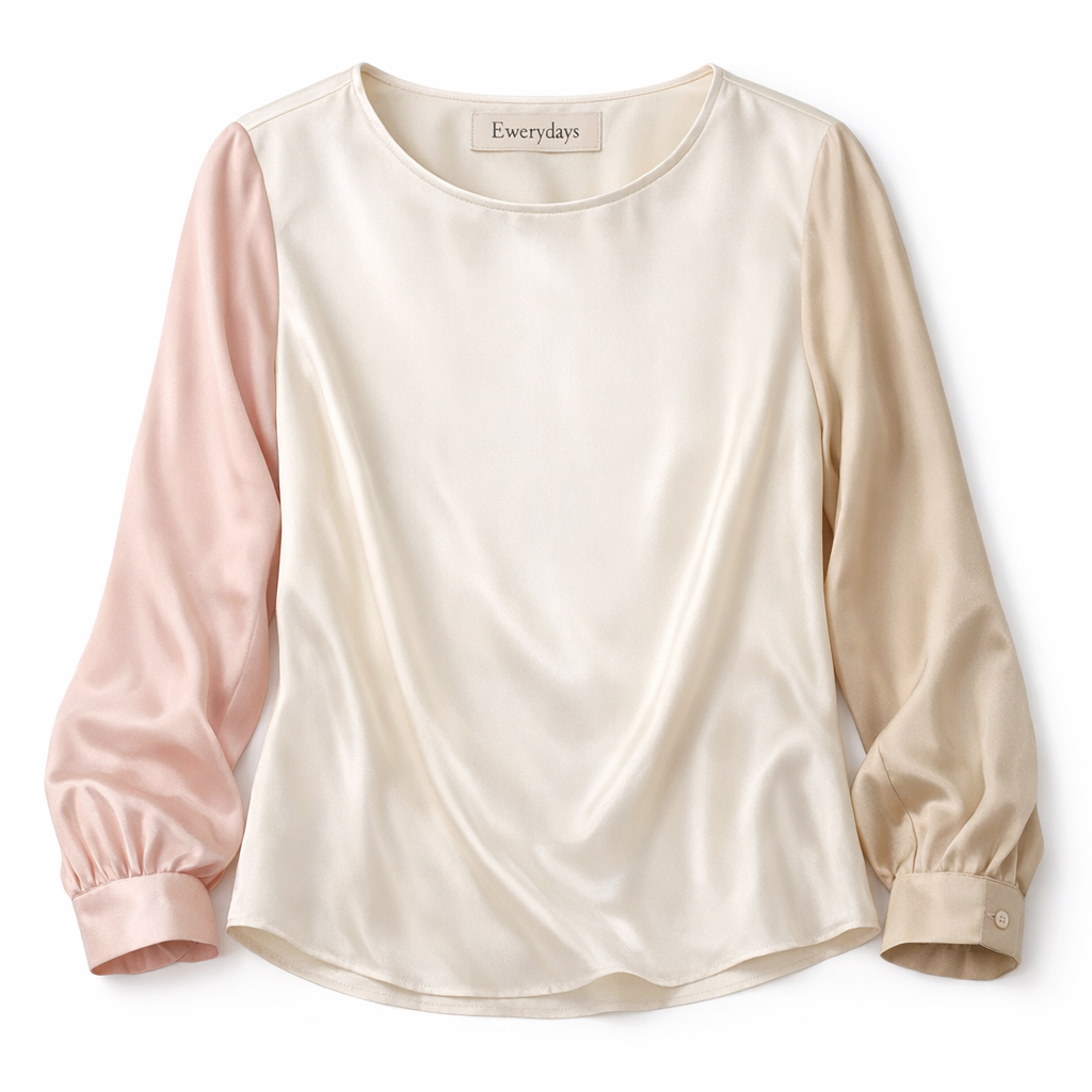 Ewerydays Minimalistische Seidenbluse