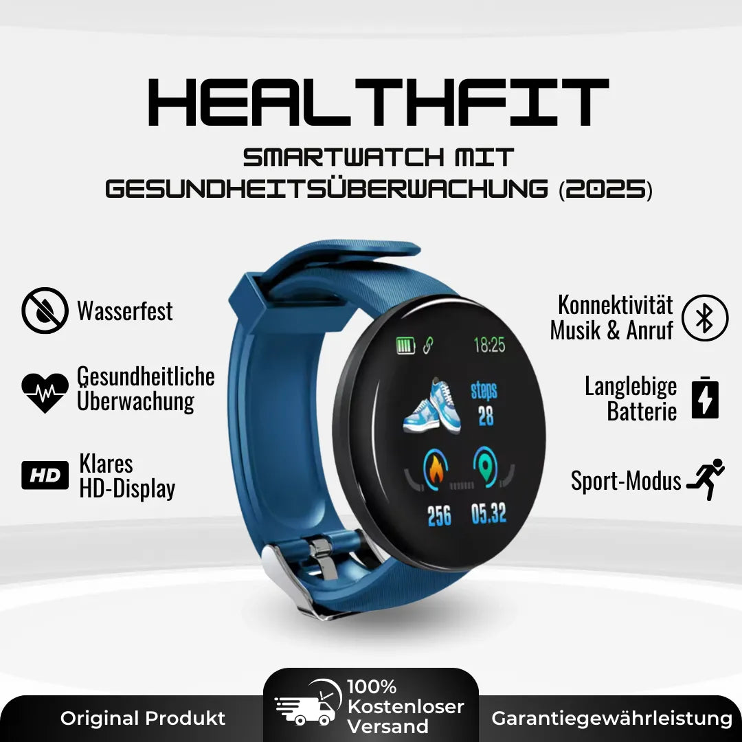 Ewerydays | HealthFit - Gesundheits u.-Fitness-Smartwatch (2025)