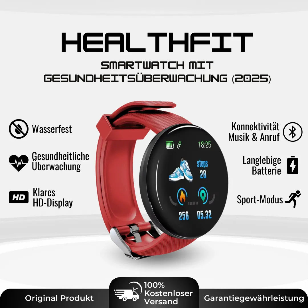 Ewerydays | HealthFit - Gesundheits u.-Fitness-Smartwatch (2025)
