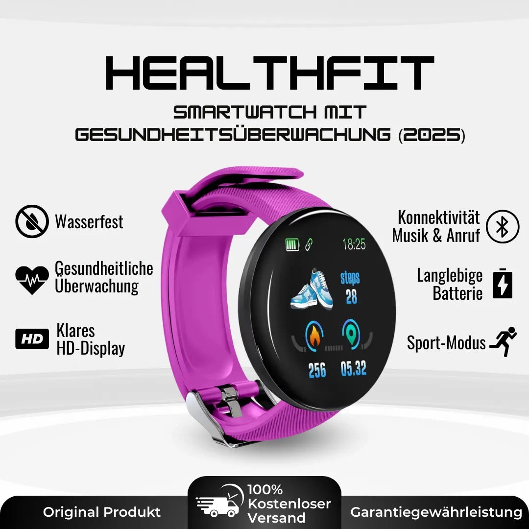 Ewerydays | HealthFit - Gesundheits u.-Fitness-Smartwatch (2025)