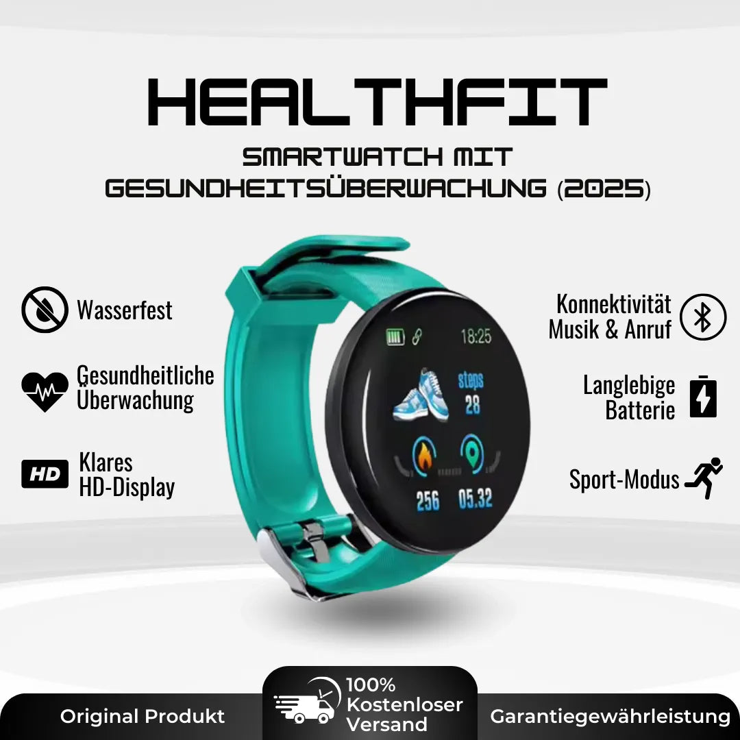 Ewerydays | HealthFit - Gesundheits u.-Fitness-Smartwatch (2025)