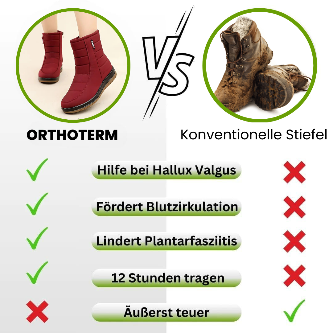 Ewerydays | OrthoTerm - schmerzlindernde, wasserdichte, isolierte Stiefel für Herbst und Winter