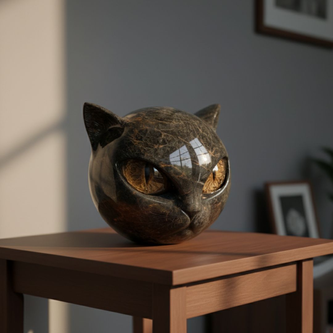 Ewerydays | Mystica – Die schwarze Wächterkatze aus Stein