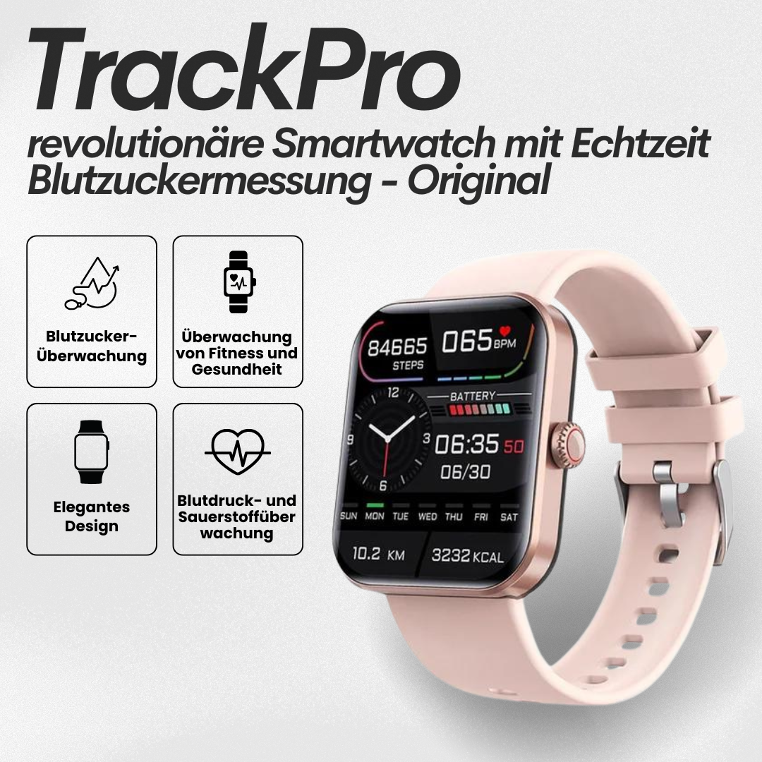 Ewerydays | TrackPro - Gesundheitsuhr mit zertifizierter Blutzuckermessung (2025) - Original