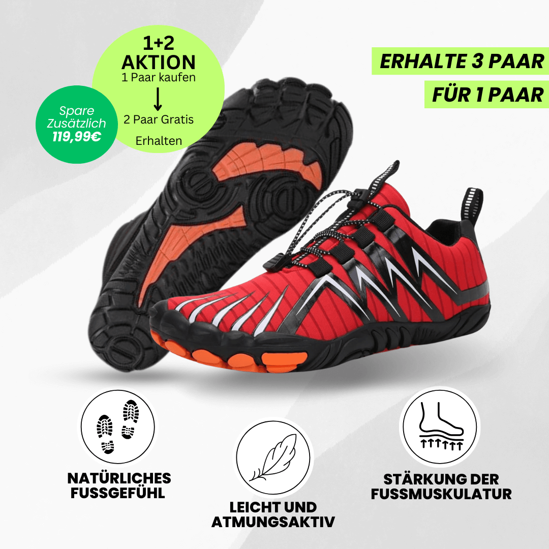 Ewerydays | AeroX Pro - ergonomischer schmerzlindernder Barfußschuh - Sonderaktion 1+2 Gratis