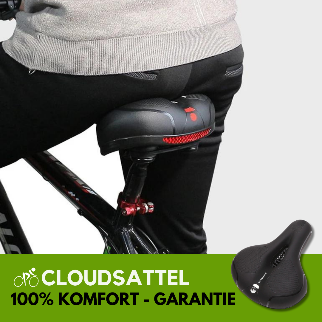 Ewerydays | Cloudsattel - orthopädischer schmerzlindernder Radsattel für alle Fahrräder