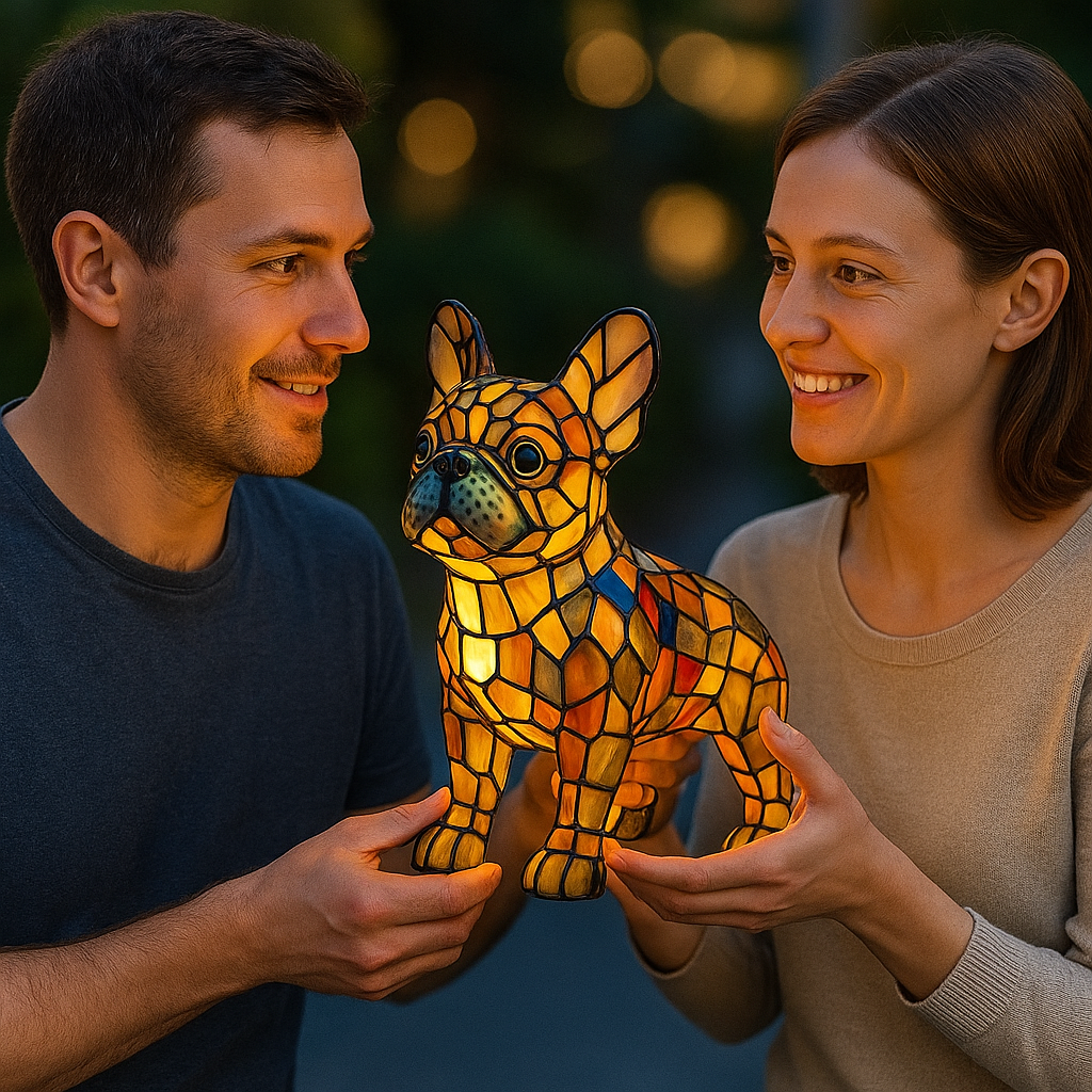 Ewerydays | Leuchthund - handgefertigte Lampe, die Herzen erstrahlen lässt