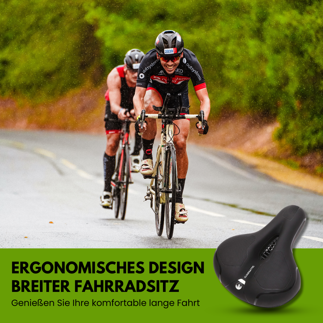Ewerydays | Cloudsattel - orthopädischer schmerzlindernder Radsattel für alle Fahrräder