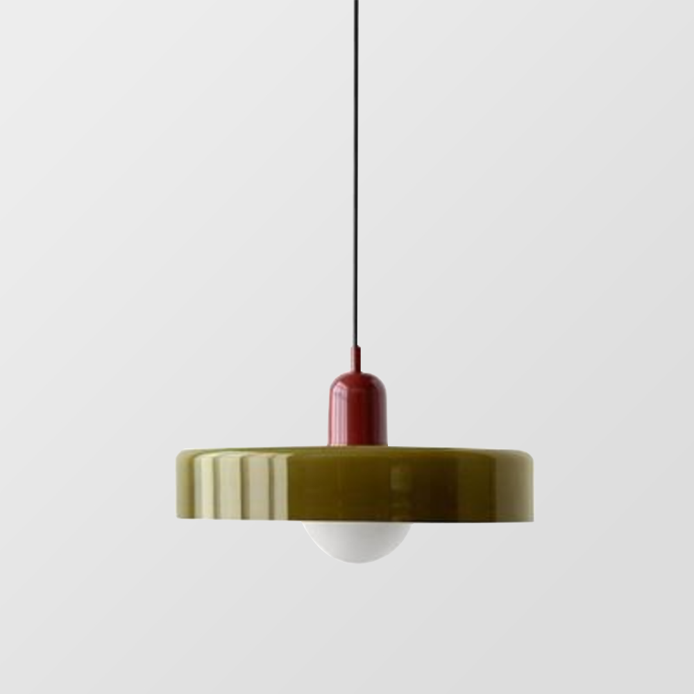 Ewerydays | Bauhaus-Pendelleuchte aus farbigem Glas