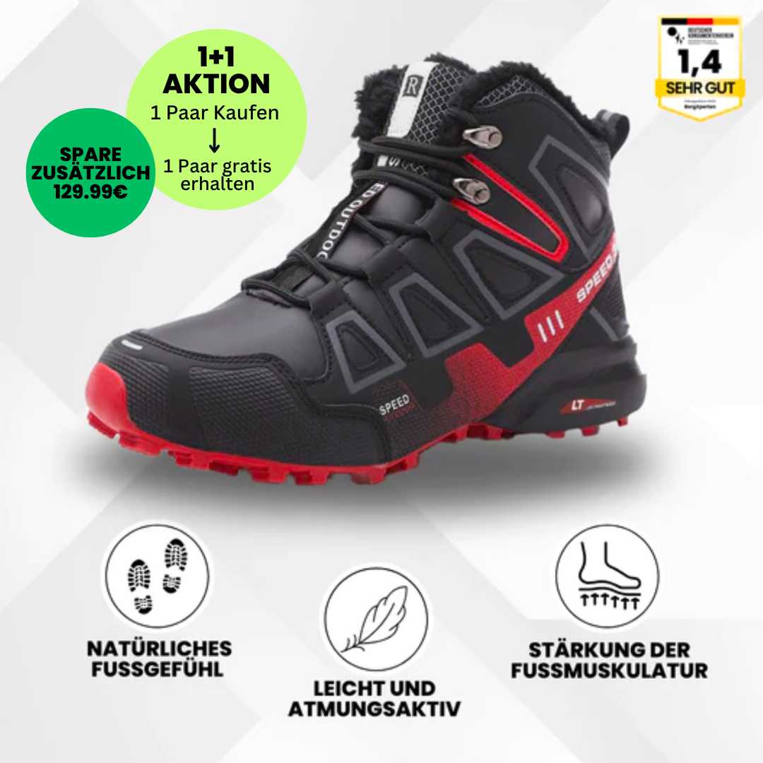 Ewerydays | OrthoTrekking Pro - ergonomische schmerzlindernde Trekking u.-Wanderschuhe - Sonderaktion 1+1 Gratis