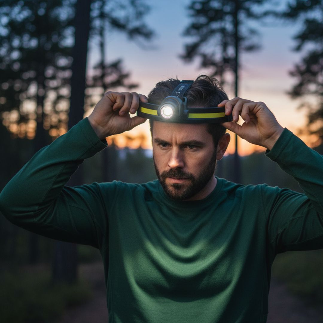 Ewerydays | Profi Stirnlampe 1000 Lumen inkl. Rotlichtmodi