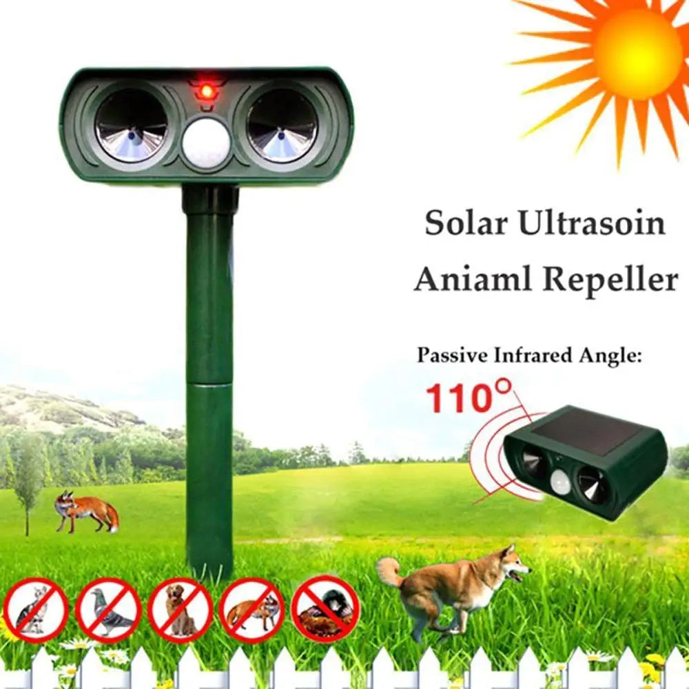 Ewerydays | Ultraschall Vogel + Schädling Abwehr Solarbetrieben - Lange Reichweite