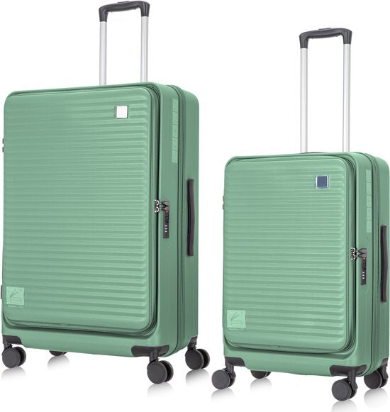 Ewerydays | 2-teilige Hartschalen-Kofferset mit Laptopfach – Berlin