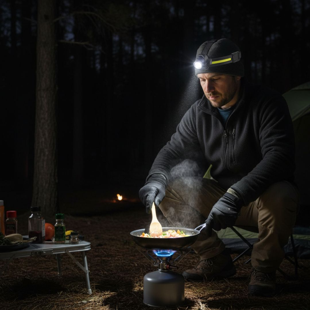 Ewerydays | Profi Stirnlampe 1000 Lumen inkl. Rotlichtmodi