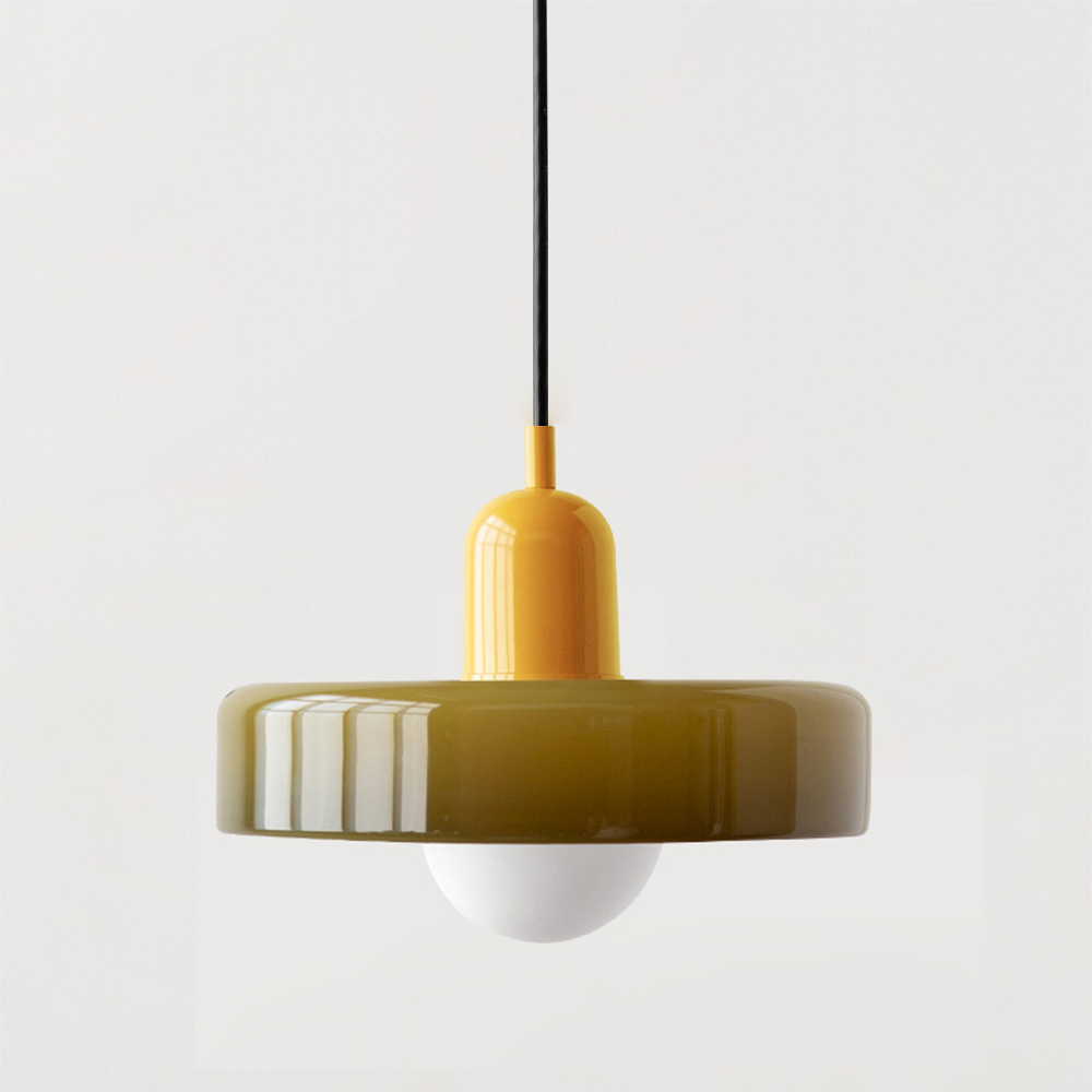 Ewerydays | Bauhaus-Pendelleuchte aus farbigem Glas