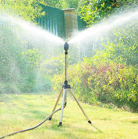 Ewerydays | Gardexon – Sprühgerät 360° Edelstahl-Stativ – Gartenbewässerung