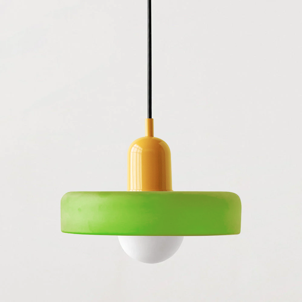 Ewerydays | Bauhaus-Pendelleuchte aus farbigem Glas