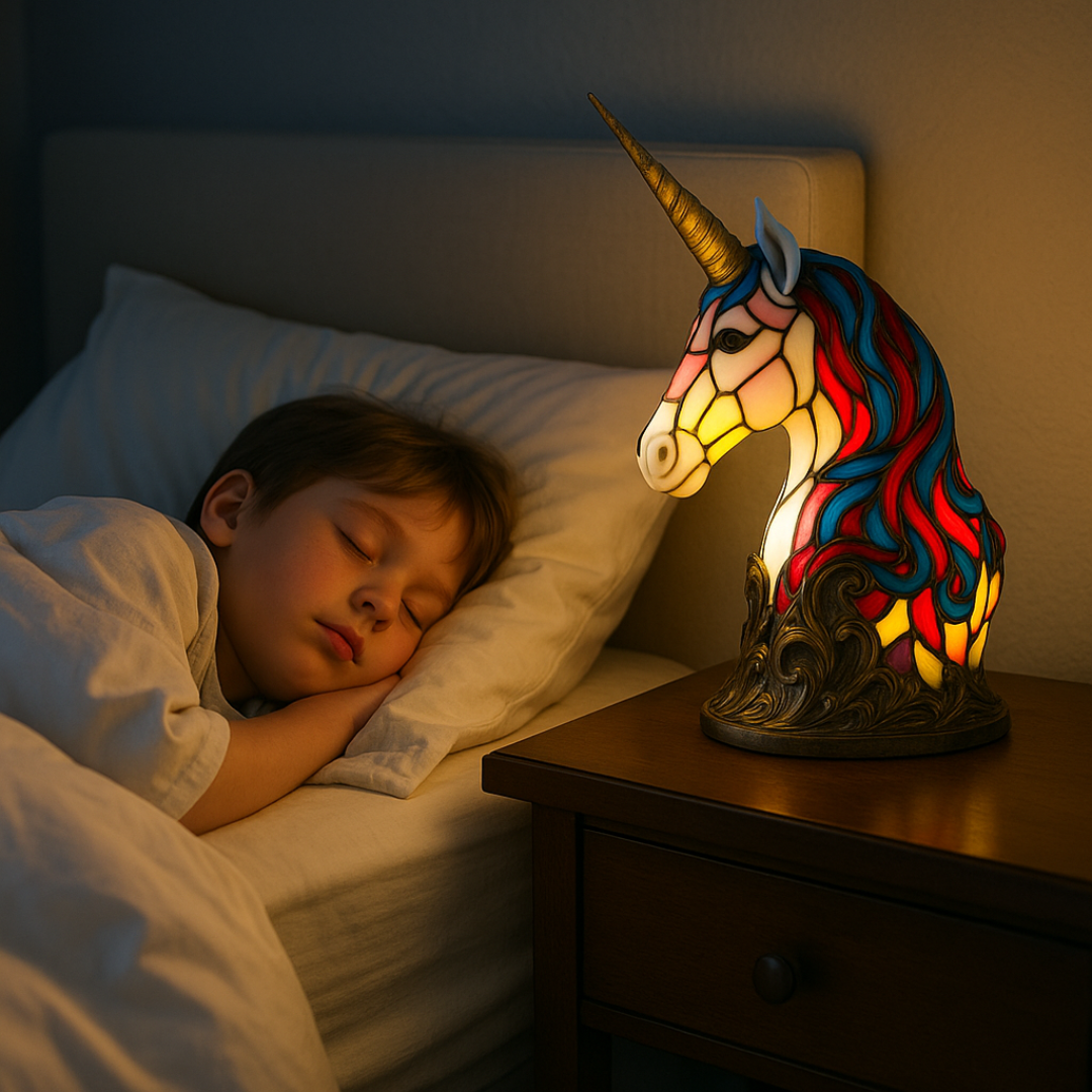 Ewerydays | LeuchtEinhorn - handgefertigte Lampe, die Herzen erstrahlen lässt