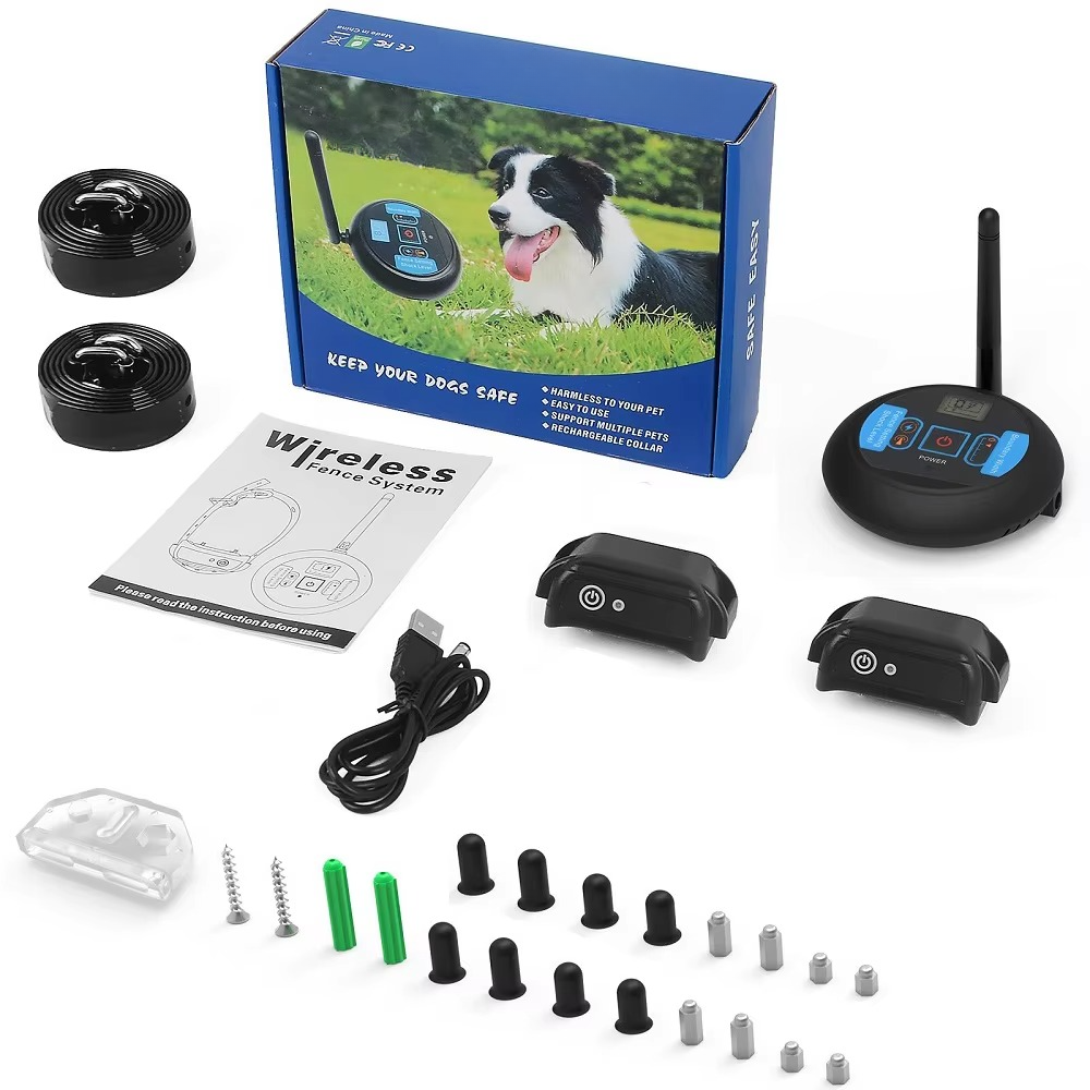 Ewerydays | Ultimatives Sicherheits 1.574,8 Fuß Wireless Hundezaun-System mit wiederaufladbarem, wasserdichtem Halsband