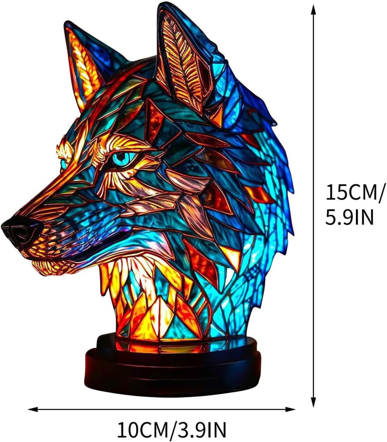 Ewerydays | LeuchtWolf - handgefertigte Lampe, die Herzen erstrahlen lässt