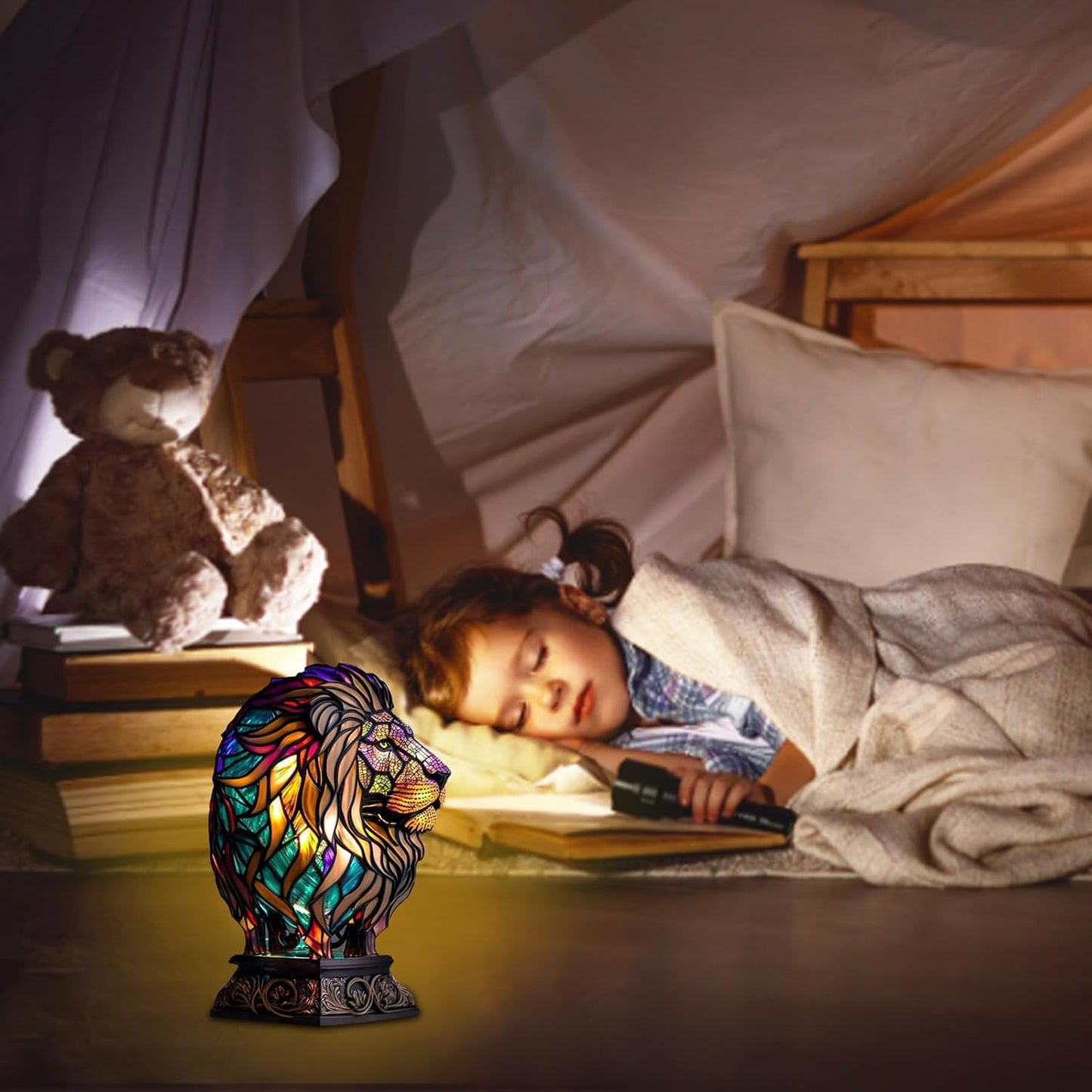 Ewerydays | LeuchtLöwe - handgefertigte Lampe, die Herzen erstrahlen lässt