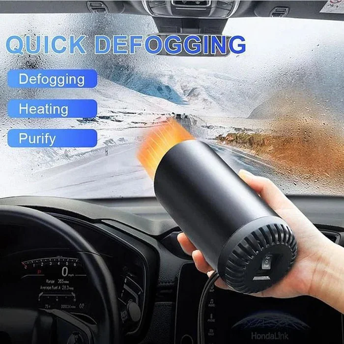 Ewerydays | Schnelles Heizbecherform Auto Warmluftgebläse - Schnelles Heizen & Kühlen Einstellbar 360 Grad drehbar Plug and Use für Auto, SUV, Wohnmobil und Lastwagen