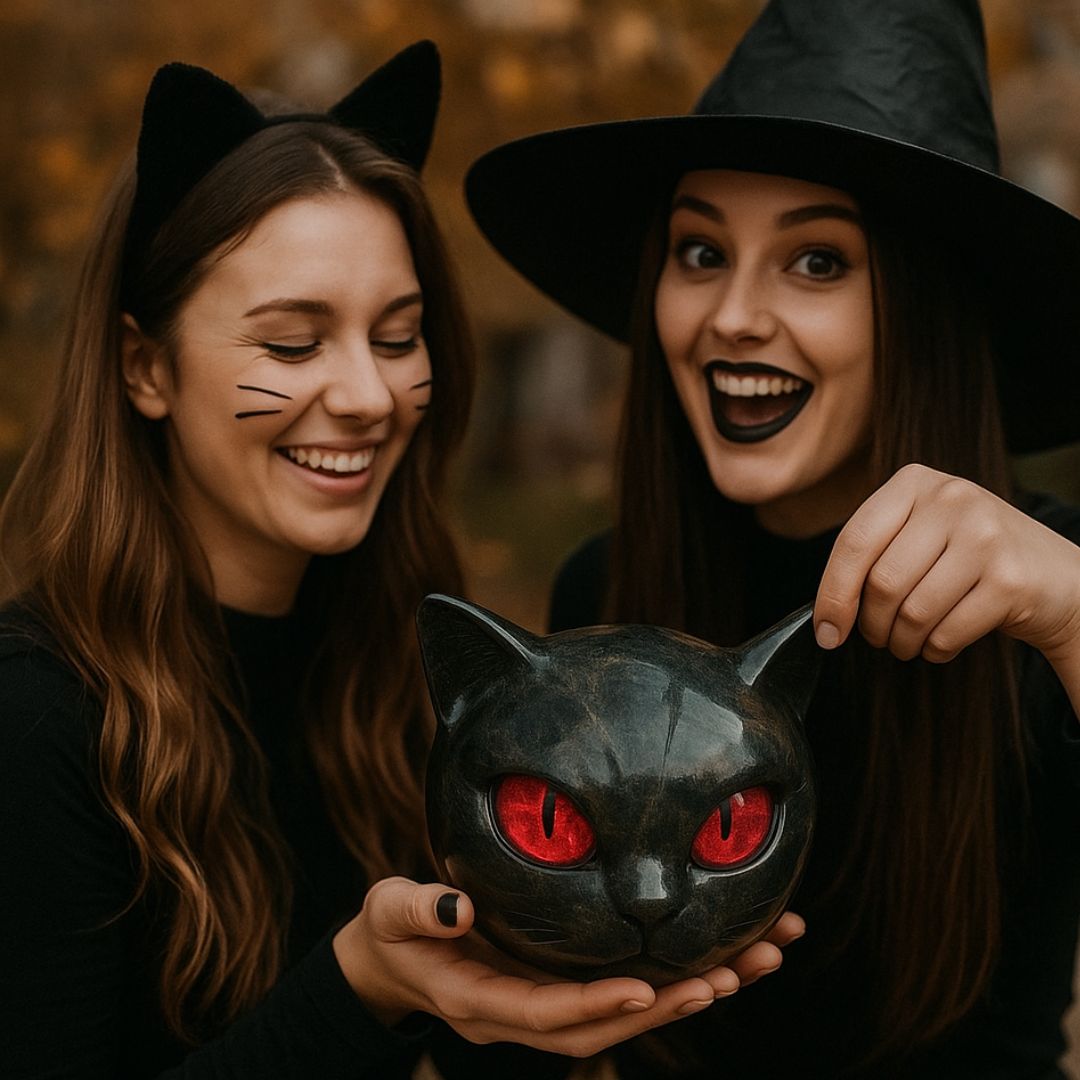 Ewerydays | Mystica – Die schwarze Wächterkatze aus Stein