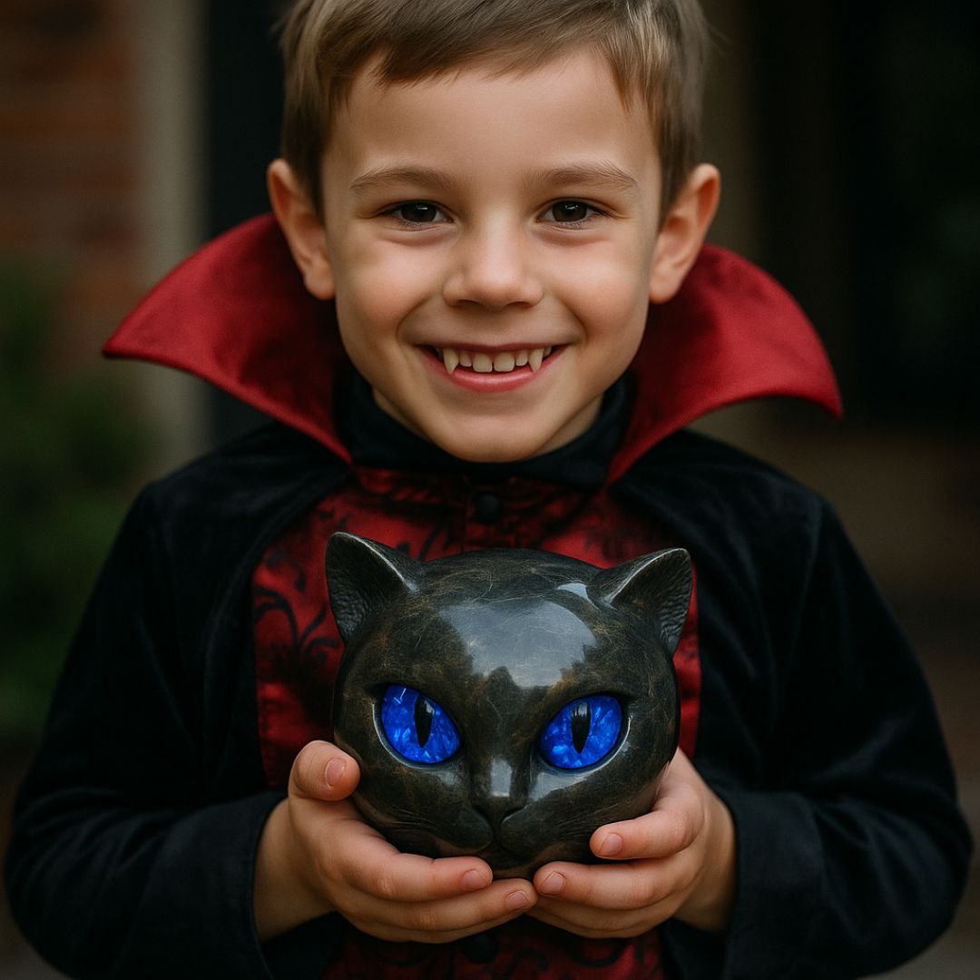 Ewerydays | Mystica – Die schwarze Wächterkatze aus Stein