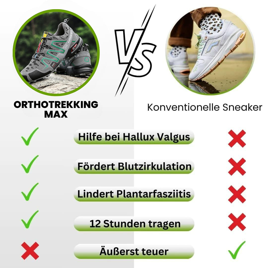Ewerydays | OrthoTrekking Max - Orthopädische schmerzlindernde Wanderschuhe