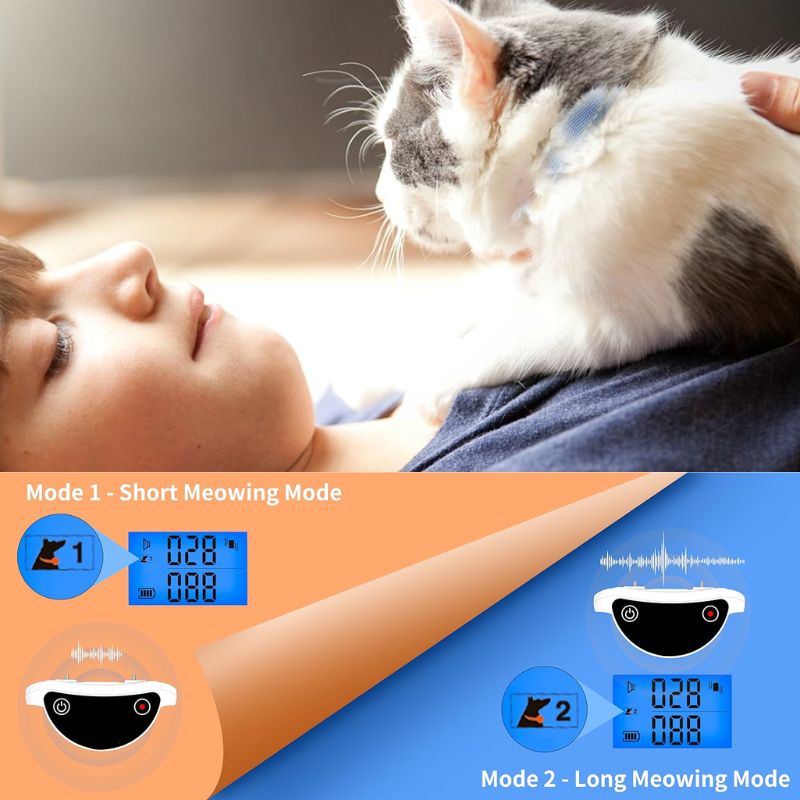 Ewerydays | Katzen-Schockhalsband mit Fernbedienung für effektive Miaukontrolle