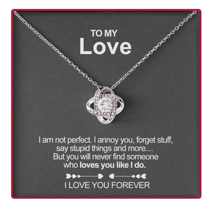 Ewerydays | White Gold Necklace - With Real Rose - To My Love