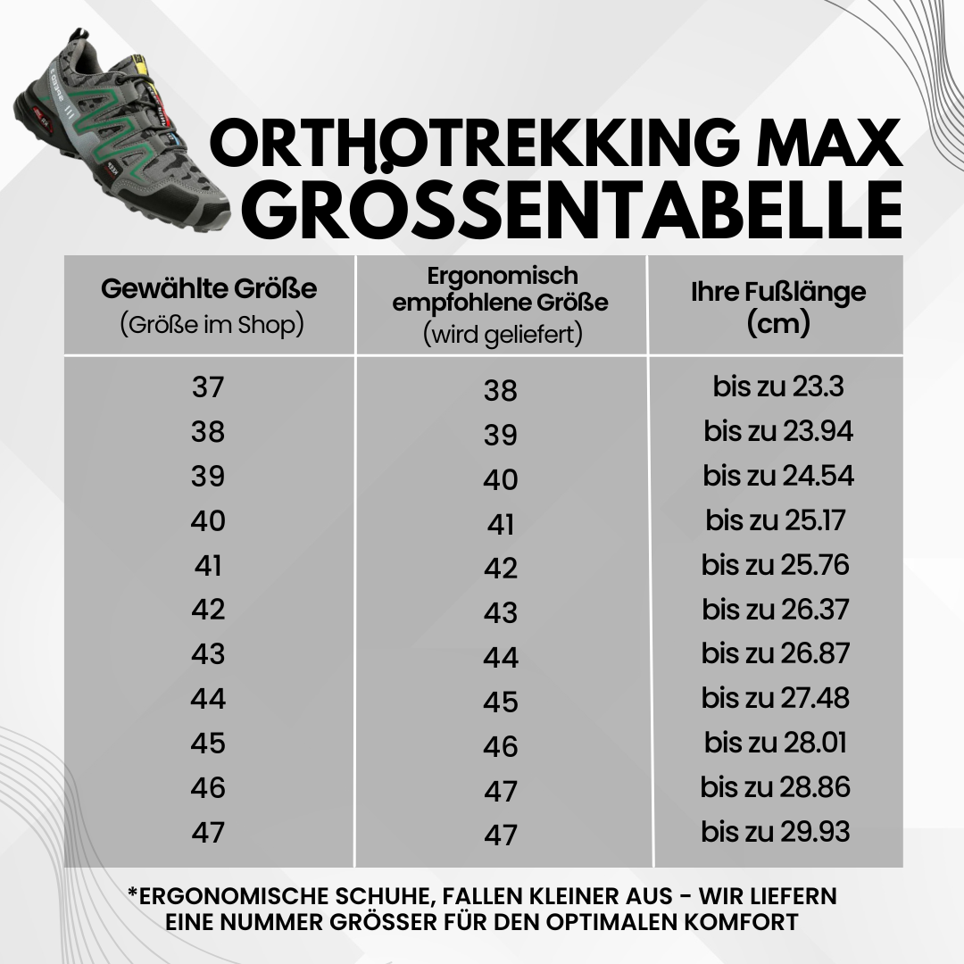 Ewerydays | OrthoTrekking Max - Orthopädische schmerzlindernde Wanderschuhe