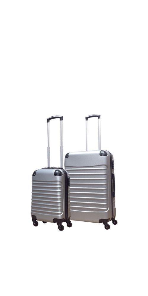 Ewerydays | 2-teilige Hartschalen-Kofferset – Milano Silver