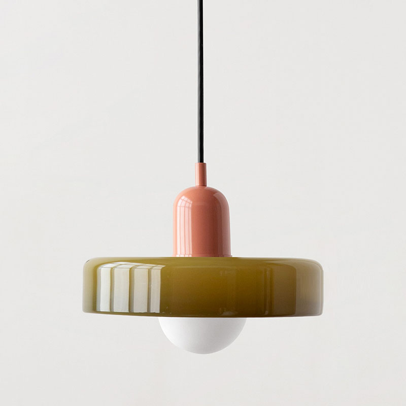 Ewerydays | Bauhaus-Pendelleuchte aus farbigem Glas