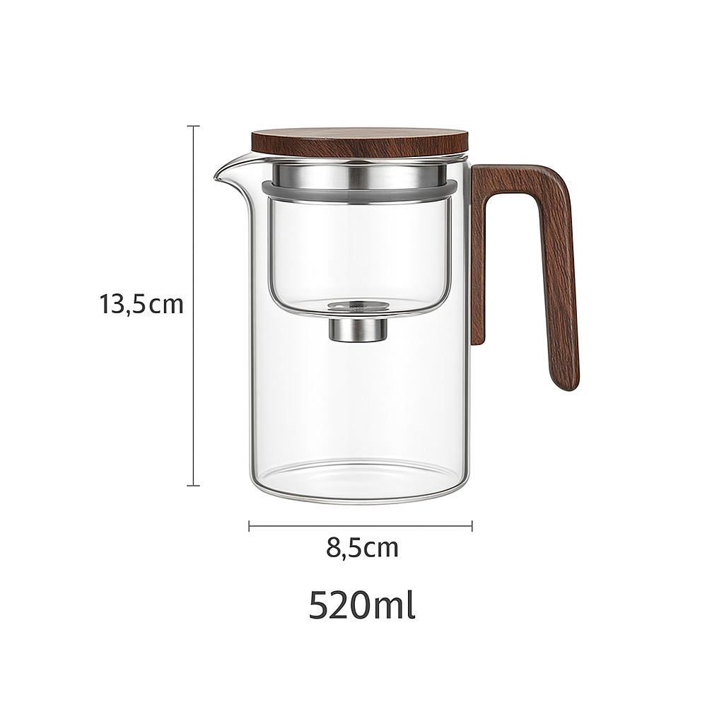 Ewerydays | Clarity Pot - Teekanne aus Glas mit integriertem Infusor
