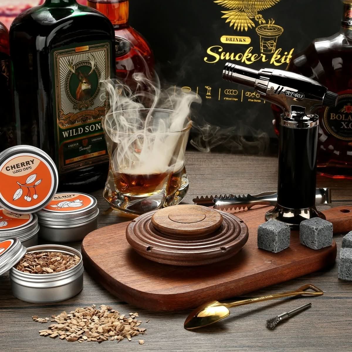 Ewerydays | Cocktail Smoker Set für Whiskey- & Bourbon-Liebhaber