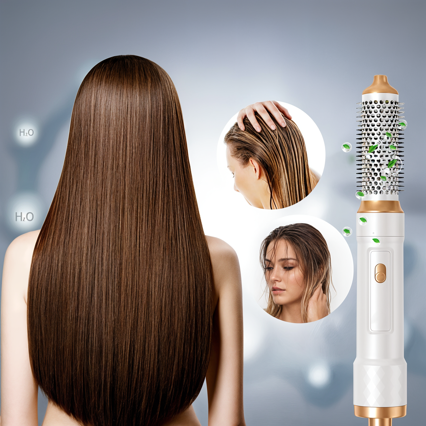 Ewerydays | Lustra – 5-in-1 Haartrockner mit Styling-Aufsätzen – Ionen-Technologie