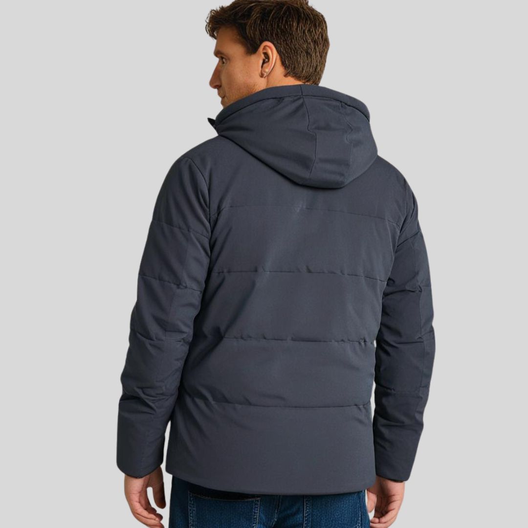 Ewerydays | ThermoMax - Herren-Kapuzenjacke für den Winter – Dick gefütterter, lässiger Windbreaker mit Taschen