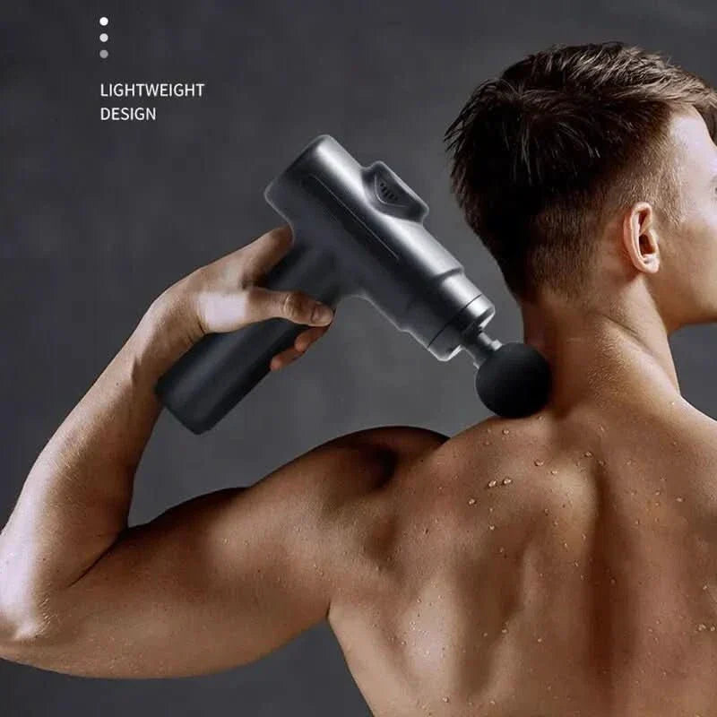 Ewerydays | Elektrische Massagegun mit 8 Aufsätzen für Tiefengewebemassage