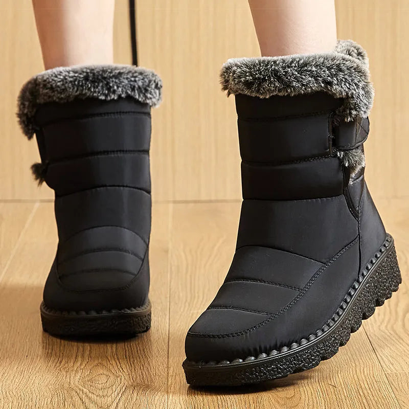 Ewerydays | Fionara – Damen Winterstiefel wasserdicht mit Pelzfutter, knöchelhoch